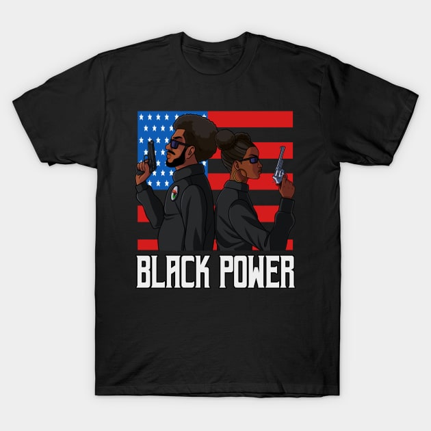 Black Panther Party Black Power T-Shirt by Noseking